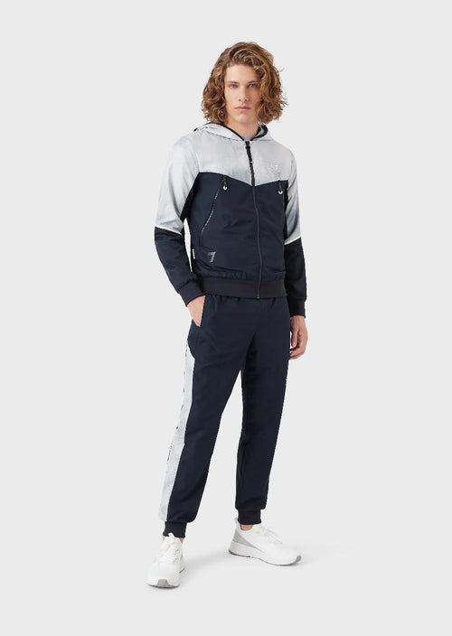 EA7 Venus 7 Trainingsanzug – Blau/Grau - Footkorner