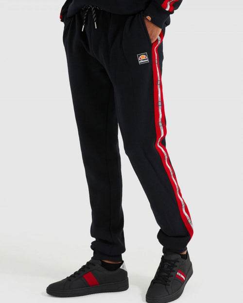 Pantalon de survêtement Ellesse Jettan - Noir/Rouge - Footkorner