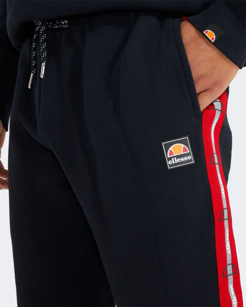 Pantalon de survêtement Ellesse Jettan - Noir/Rouge - Footkorner
