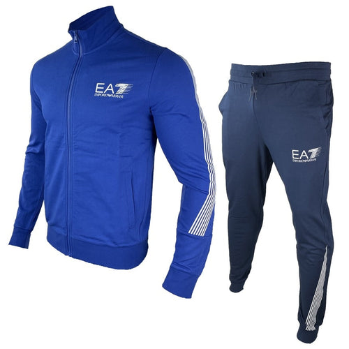 Survêtement Emporio Armani EA7 7 Lines - Bleu - Footkorner