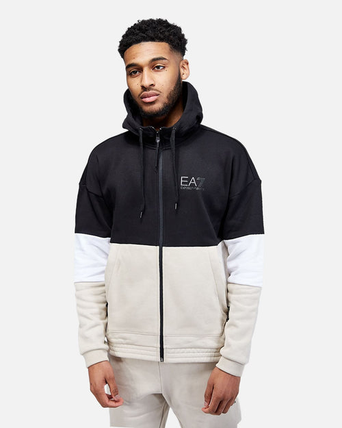 Emporio Armani EA7 Train Athletic Tracksuit - Beige/White/Black - Footkorner