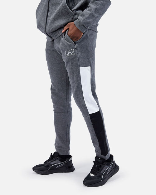 Emporio Armani EA7 Train Athletic Tracksuit - Grey/White/Black - Footkorner