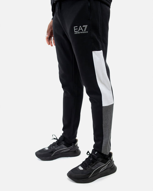 Emporio Armani EA7 Train Athletic Tracksuit - Black/White/Grey - Footkorner