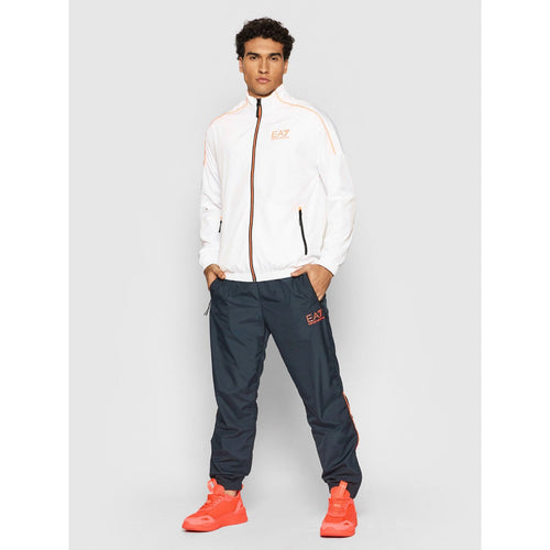 Survêtement Emporio Armani EA7 Ventus 7  - Blanc/Bleu - Footkorner