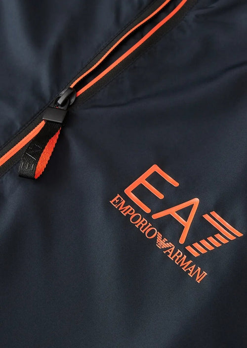 Emporio Armani EA7 Ventus 7 Trainingsanzug – Blau/Orange - Footkorner