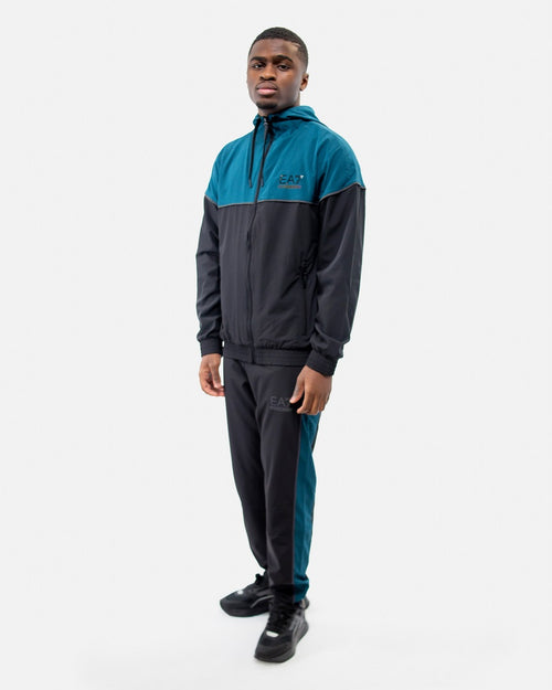 Tuta Emporio Armani EA7 Ventus 7 - Nera/Blu - Footkorner