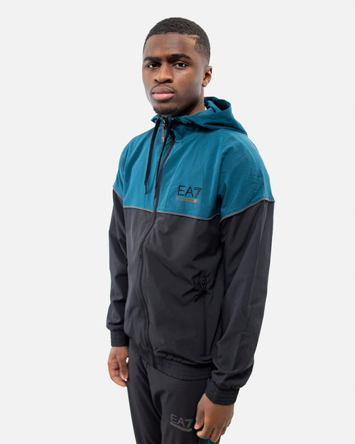 Tuta Emporio Armani EA7 Ventus 7 - Nera/Blu - Footkorner