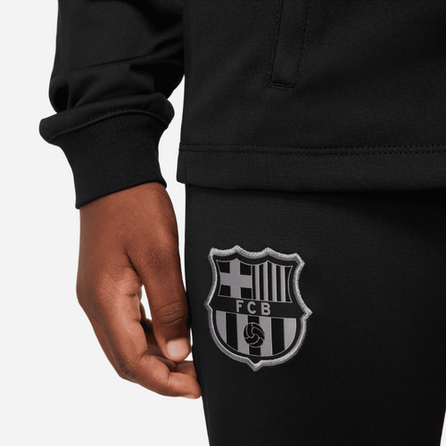 Survêtement FC Barcelone Junior 2022/2023 - Noir/Gris - Footkorner