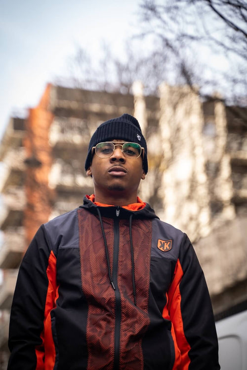 Survêtement FK Diamond Mesh - Noir/Rouge - Footkorner