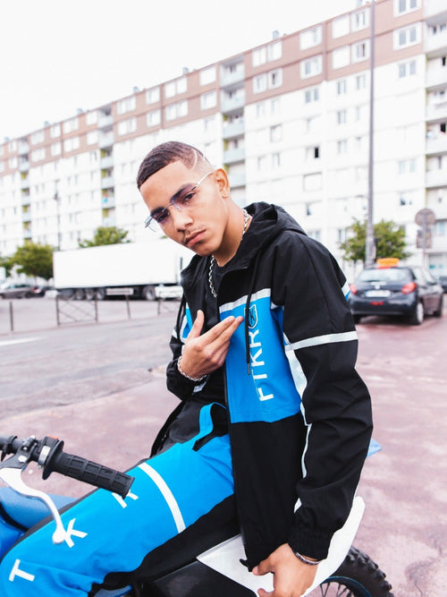 Survêtement FTKR II - Bleu/Noir/Blanc - Footkorner