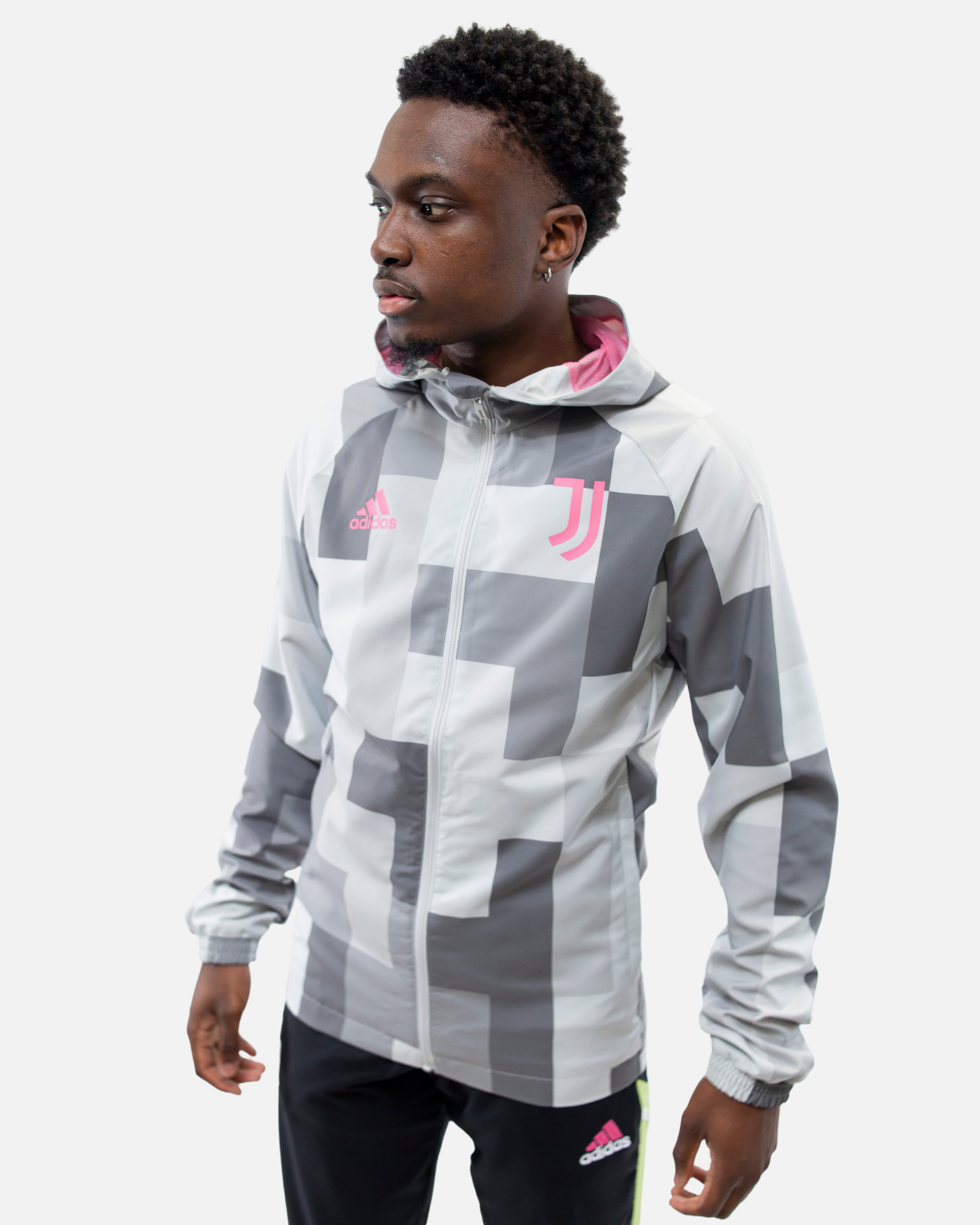 Giacca a vento Juventus 2022/2023 - Grigio/Rosa