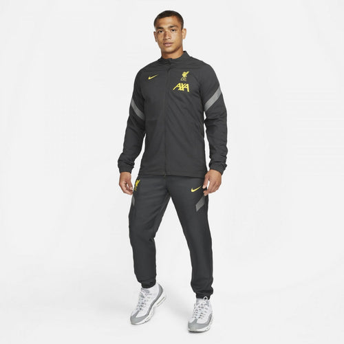 Survêtement Liverpool Strike 2021/2022 - Gris/Jaune - Footkorner