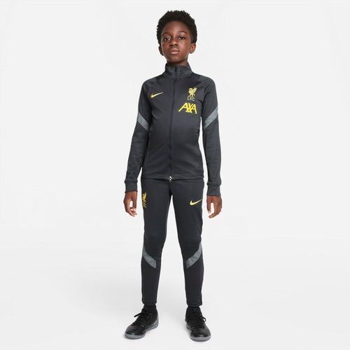 Survêtement Liverpool Strike Junior 2021/2022 - Gris/Jaune - Footkorner