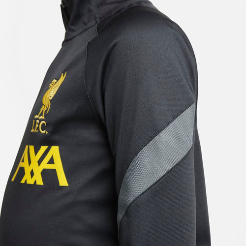 Survêtement Liverpool Strike Junior 2021/2022 - Gris/Jaune - Footkorner
