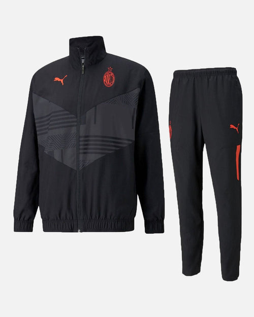 Chándal AC Milan 2022 - Negro/Rojo - Footkorner