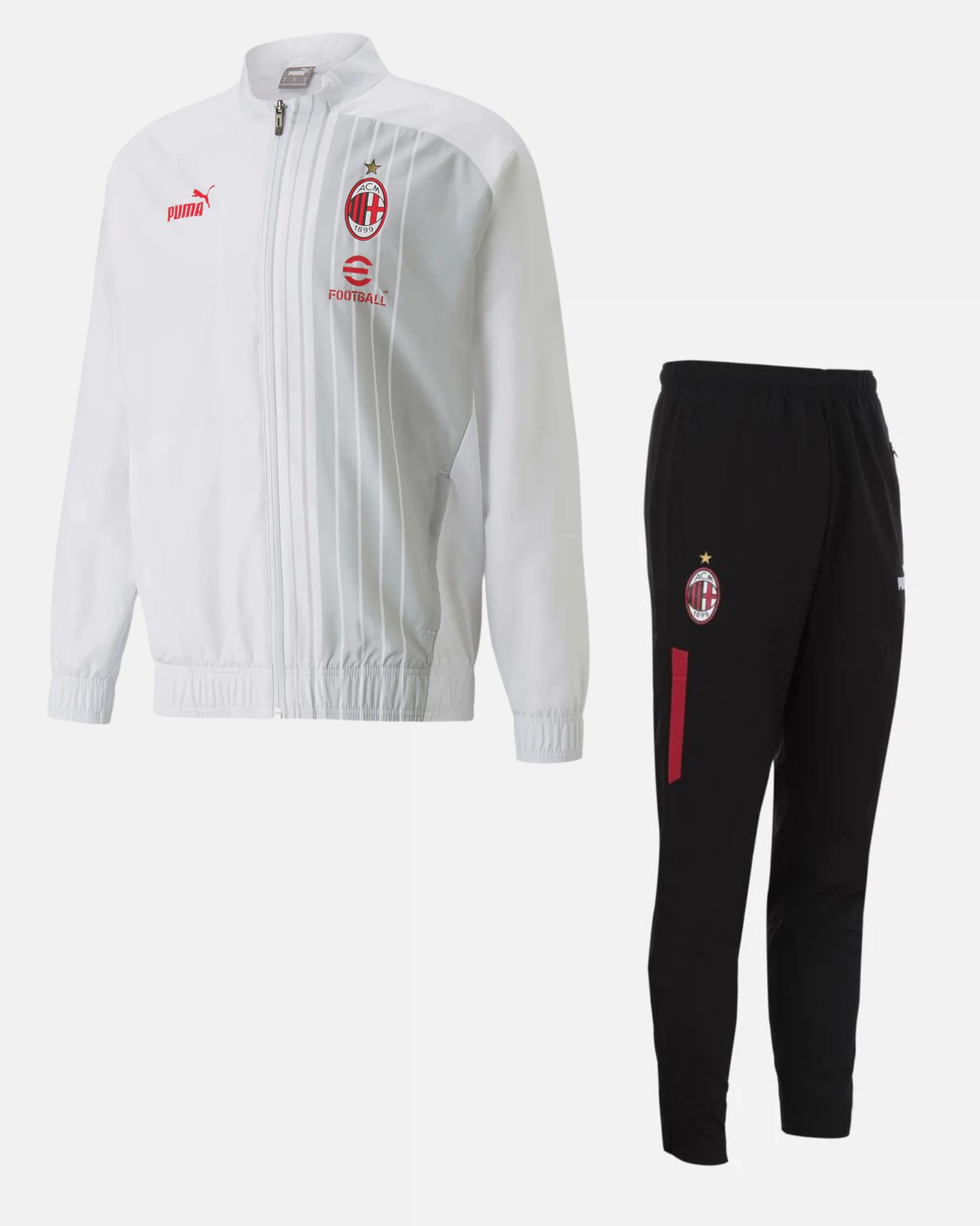 AC Milan Tracksuit 2022/2023 - White/Black/Red