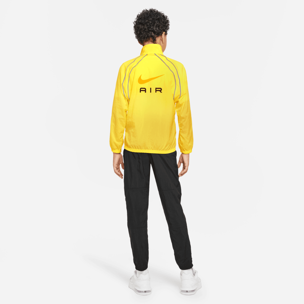 Nike Air Junior Tracksuit Yellow Black Footkorner
