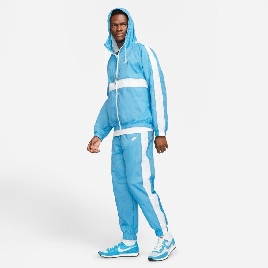FootkornerNike Sportswear Hooded Tracksuit - Sky Blue