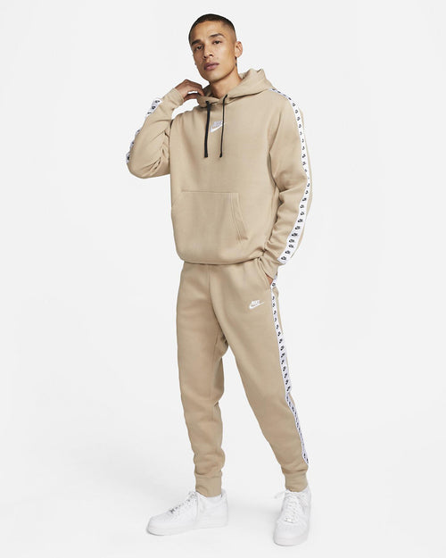 Nike Sportswear Essential Tracksuit - Beige/White/Black - Footkorner