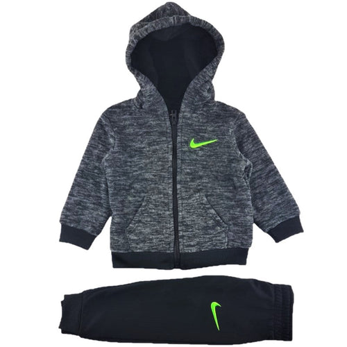 Tuta sportiva da bambino Nike Sportswear Space - nera/verde - Footkorner