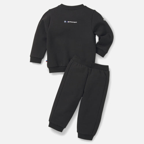 Puma BMW M Motorsport Crew Baby Tracksuit - Black/Blue/Red - Footkorner