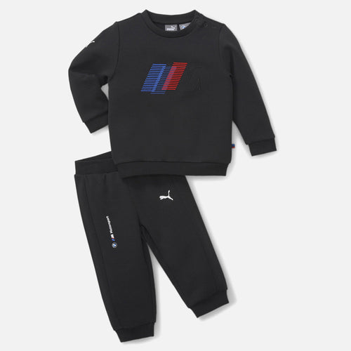 Puma BMW M Motorsport Crew Baby Tracksuit - Black/Blue/Red - Footkorner