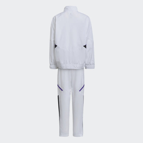 Real Madrid Kids Tracksuit - White/Black - Footkorner