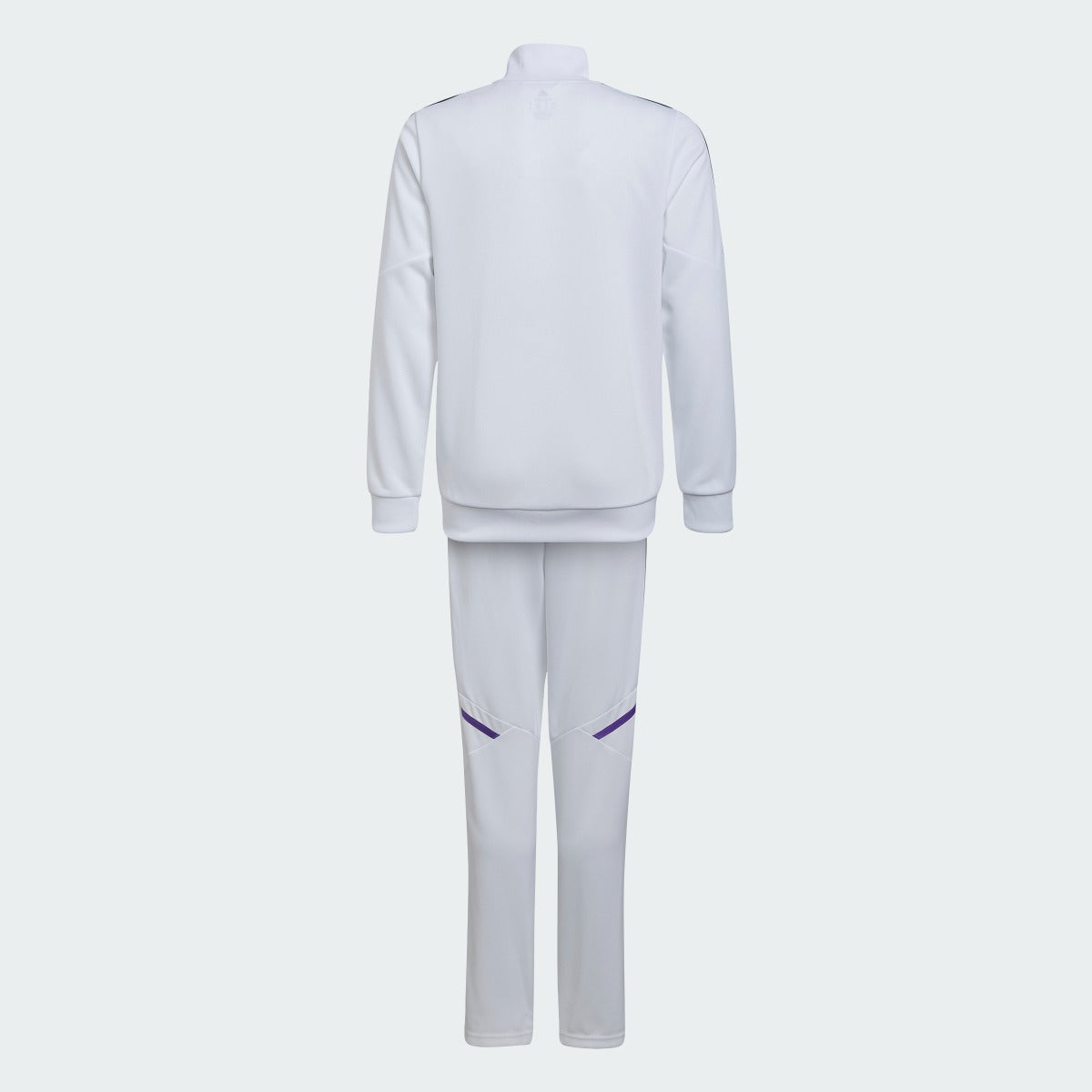 FootkornerReal Madrid Junior-Trainingsanzug 2022/2023 – Weiß/Schwarz/Lila