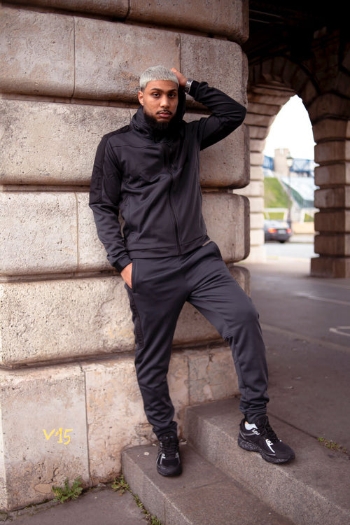 Survêtement Scampia Scuro - Gris/Noir - Footkorner