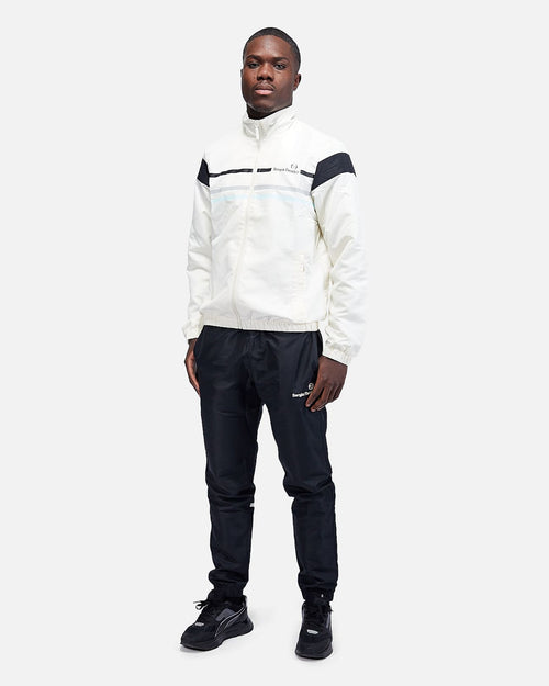 Sergio Tacchini Plug In Tracksuit - White/Black/Blue - Footkorner