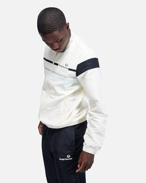 Sergio Tacchini Plug In Tracksuit - White/Black/Blue - Footkorner