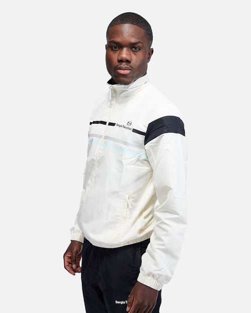 Sergio Tacchini Plug In Tracksuit - White/Black/Blue - Footkorner