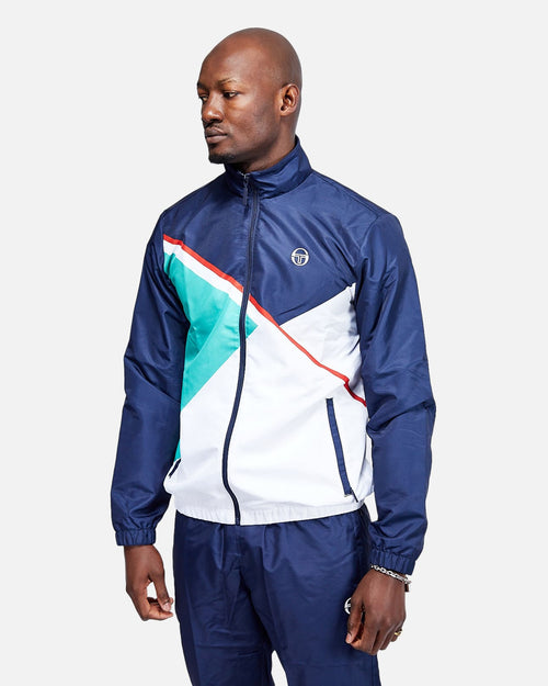 Survêtement Sergio Tacchini Scaleno - Bleu/Blanc/Rouge - Footkorner