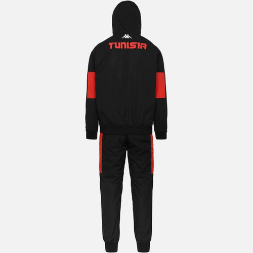 Survêtement Tunisie 2022 - Noir/Rouge - Footkorner