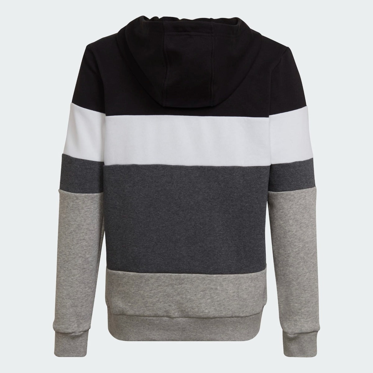 Adidas Essentials Colorblock Junior Hoodie - Grey/Black