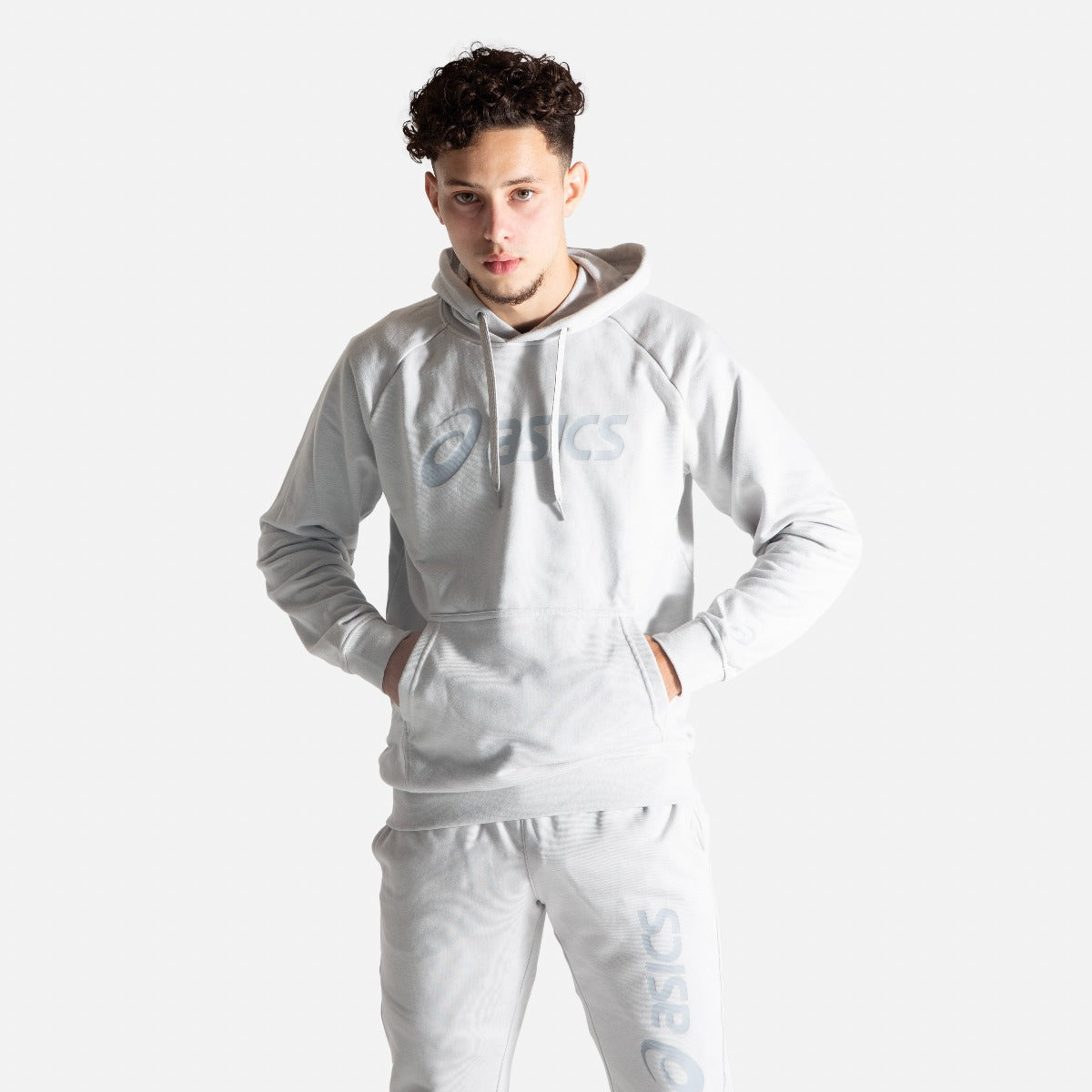 Sweat à capuche Asics - Gris