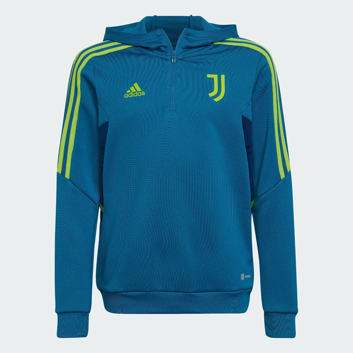 Sweat à Capuche Juventus junior 2022/2023 - Bleu/Vert