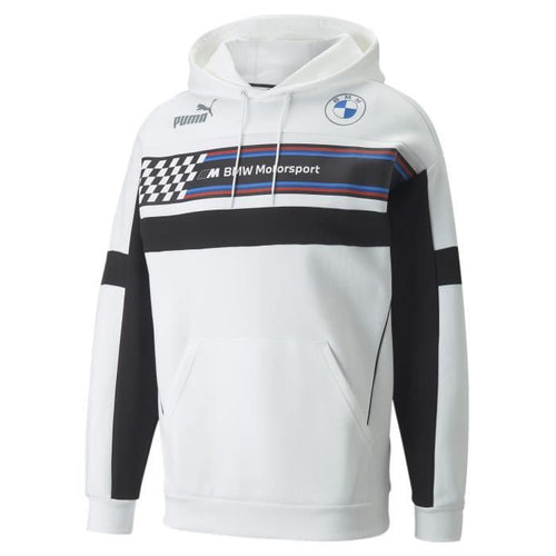 Felpa con cappuccio Puma BMW M Motorsport - bianca/nera - Footkorner