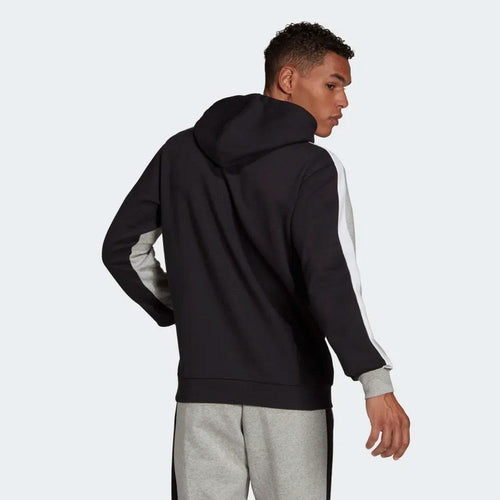 Sudadera Adidas Essentials Colorblock - Gris/Negro - Footkorner