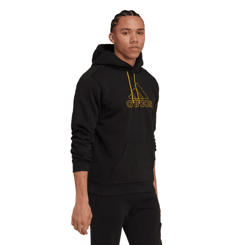 Adidas Winter Hoodie - Black/Yellow - Footkorner