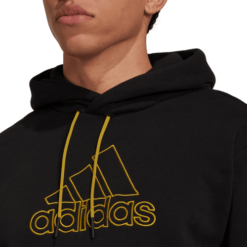Adidas Winter Hoodie - Black/Yellow - Footkorner