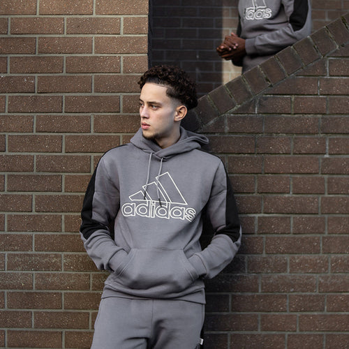 Adidas Sportswear Future Icons Hoodie - Grey/Black - Footkorner
