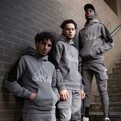 Adidas Sportswear Future Icons Hoodie - Grey/Black - Footkorner