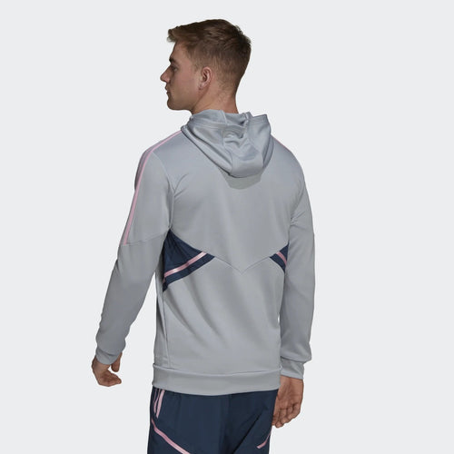 Arsenal Hoodie - Grey/Pink  - Footkorner