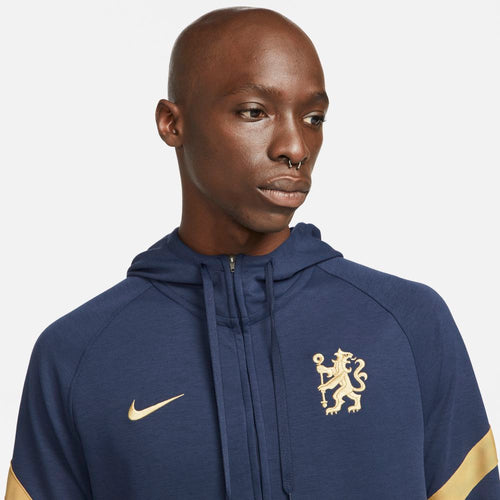 Chelsea Travel Hoodie - Blue/Yellow  - Footkorner