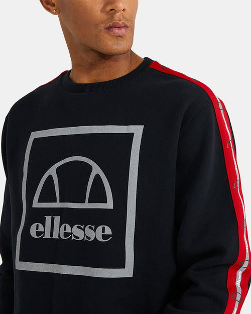 Sweat à capuche Ellesse Ellena - Noir/Rouge/Gris - Footkorner