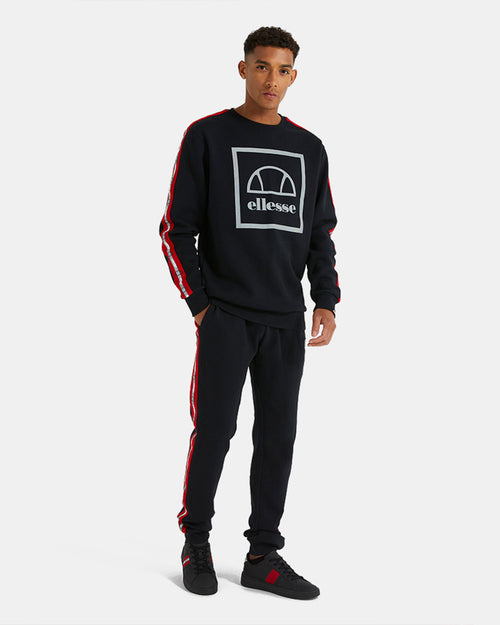 Sweat à capuche Ellesse Ellena - Noir/Rouge/Gris - Footkorner