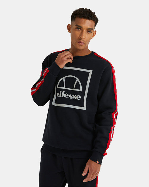 Sweat à capuche Ellesse Ellena - Noir/Rouge/Gris - Footkorner