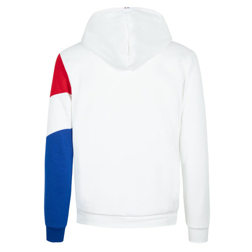 Sweat Capuche Le Coq Sportif Tricolore - Blanc - Footkorner