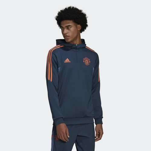 Manchester United Condivo Hoodie - Blue/Orange - Footkorner